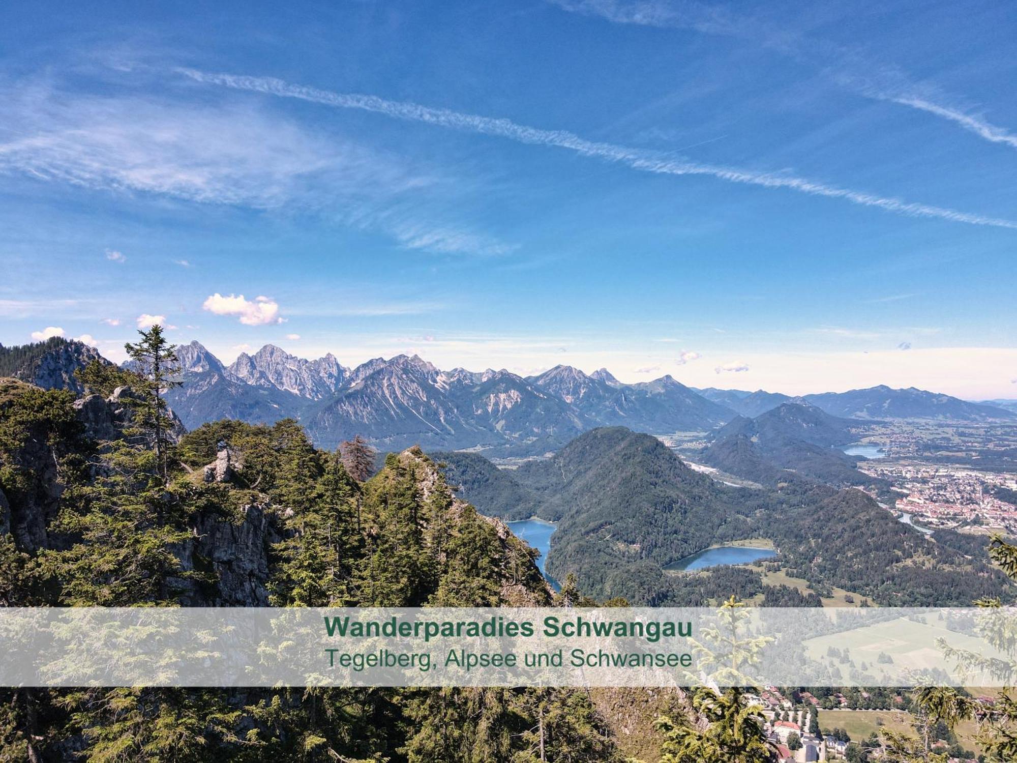 Chalet - Ferienwohnungen - Biohof Stoeger - Panoramasuedbalkon - Grandiose Aussicht Auf See, Berge Und Schloss Neuschwanstein Rieden Buitenkant foto